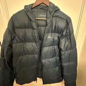 Eddie Bauer Forest Green Quilted Jacket